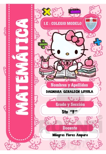 Hello Kitty Portada Matematica